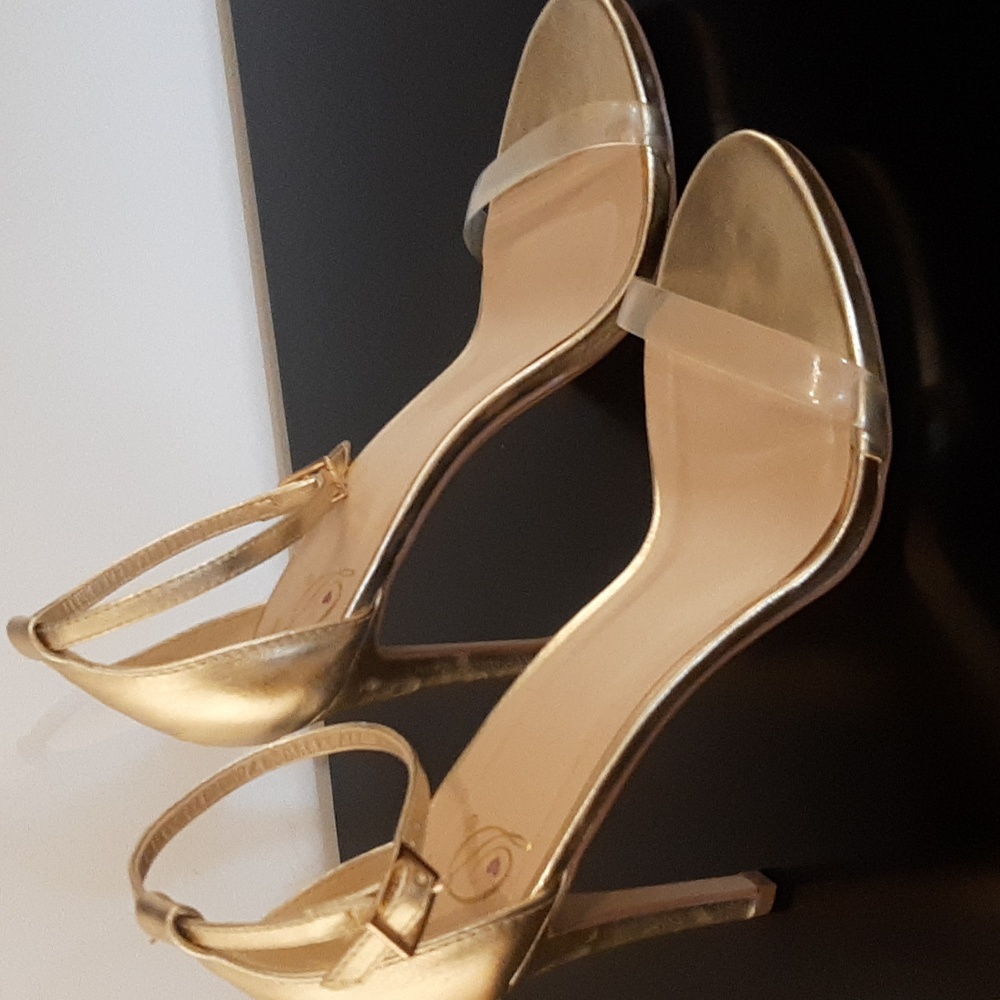 Gold sandals